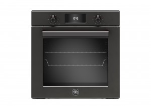 Bertazzoni Professional-serien. 60 cm. 76L. Varmluftsugn. Pyrolys. Carbonio. LCD-display. (F6011PROPLN/23) - 5 års garanti