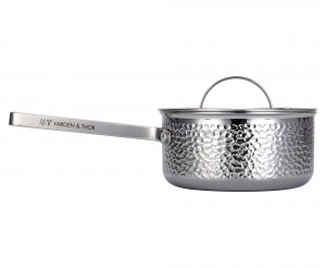 Vargen & Thor TEDDY - 1,6L Kastrull (Polerat Silver), KROMA-serien. - 2 års garanti