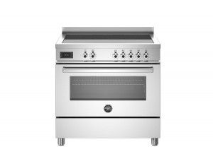 Bertazzoni Professional-serien. 90 cm spis, 5 zon induktionshäll med flexizone, singelugn med varmluft + grill*. Rostfri. (PRO95I1EXT) - 5 års garanti