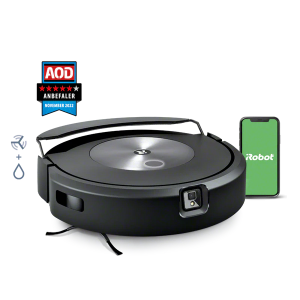 iRobot Roomba Combo j7. Robotdammsugare + mopp. Svart. (43371526) - 2 års garanti (1 år på batteri)
