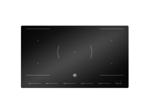 Bertazzoni Modern-serien. Induktionshäll. 90 cm bred. 5 zoner. 2 multizoner. Svart. (P905I2M30NVS) Fri hemleverans. - 5 års garanti