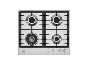 Bertazzoni Modern-serien. 60 cm gashäll med wok. 4 zoner. (Rostfritt stål) (P604LMODX) - 5 års garanti