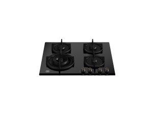 Bertazzoni Professional-serien. 60cm gashäll på glas med wok. 4 zoner. (P604LPROGNE) - 5 års garanti