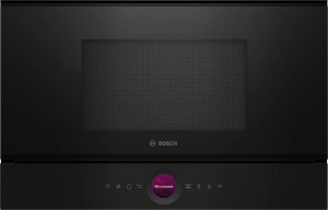 Bosch Serie 8, Inbyggnadsmikro, Svart (BFR7221B1) - 2 års garanti
