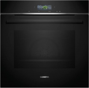 Siemens iQ700, Inbyggnadsugn, 60 x 60 cm, Svart (HB772A1B1) - 2 års garanti