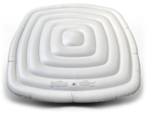 M-Spa Uppblåsbart isoleringslock 4p fyrkantig. Passar alla fyrkantiga 4 pers. 126x126x28 cm (1020103)