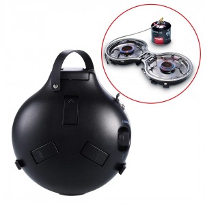 nomadiQ transportabelt gasolkök. Svart. (100000406) - Fri frakt