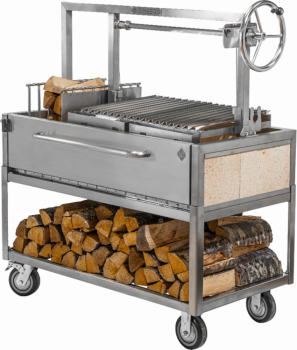 Omberg Asado grill Gaucho 1200. Sydamerikansk grill. - Fri hemleverans