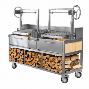 Omberg Asado Gaucho XXL. Argentinsk asadogrill. - Fri hemleverans