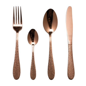 Vargen & Thor FENIX - Bestickset (Koppar-Rosé) 16-delar - 2 års garanti
