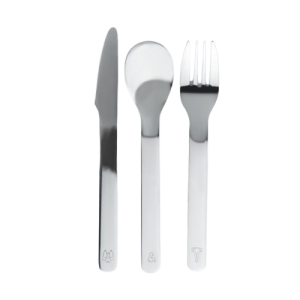 Vargen & Thor LUPO - Barnbestick, 9 delar (Polerat Stål) - 2 års garanti