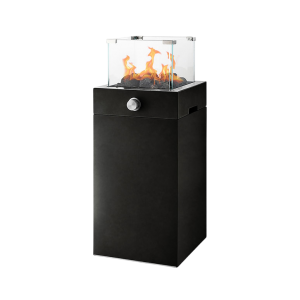 TOMMRE ELD - Gasolvärmare Kvadratisk Golvstående Gasol 7kW (Svart 610001)