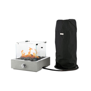 TOMMRE ELD - Gasolvärmare Kvadratisk Bord Gasol 7kW (Grå - 610075)