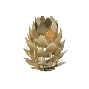 TOMMRE KOTTE - Lykta - Mässing 32cm - Blockljus (610320)