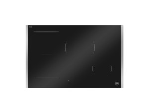 Bertazzoni PREMIUM Induktionshäll, 78 cm, 4 zoner (1 Flex), invisible slider + Rostfri-ram (P784I1M30XP) - 5 års garanti