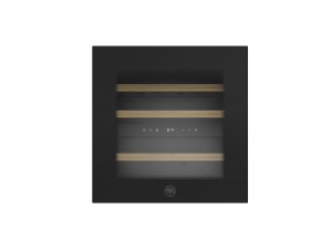 Bertazzoni Modern-serien. Inbyggd vinkyl. 60*60 cm. 24-flaskor. Svart glas. (RWC60B4DNRP) Fri hemleverans. - 5 års garanti