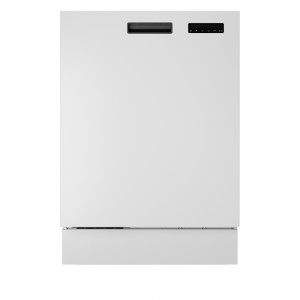 Cylinda Professionell XXL. Underbyggd diskmaskin. H:81,9-87,2, B:59,6, D:55,5 cm. 3 korgar. 2 sanitetsprogram. Vit. Energiklass D. Diskeffekt A. (DM8493PRO - 1004133) Fri leverans. - 2 års garanti