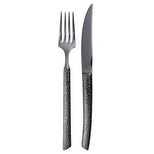 Vargen & Thor LAVA Steakset, 8 delar (Antracit) - 2 års garanti