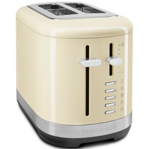KitchenAid Brödrost. 2 extra breda fack. Hölje i metall. Creme. (5KMT2109EAC) - Fri frakt