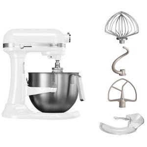 KitchenAid Köksassistent Heavy Duty. 6,6L. Vit. (5KSM70JPXEWH) - Fri frakt