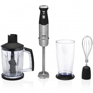 Princess Stavmixer XXL. 1000W. 3 tillbehör. XL-bägare. Rostfri/Svart. (01.221221.01.001) - Fri frakt
