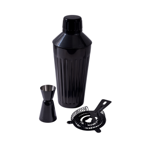 Vargen & Thor GLIMA Barset. Shaker - sil - jigger. (Svart) Fri frakt. - 2 års garanti