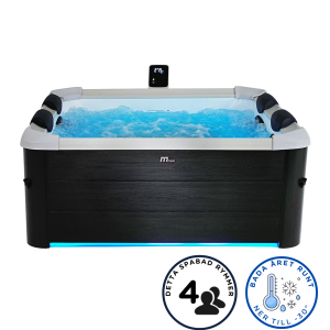 M-Spa Spa bad 4p - Oslo Frame (F-OS063W) Fri hemleverans. - 2 års garanti