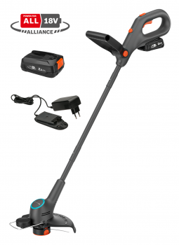 Gardena Batteritrimmer 18V. (EasyTrim 25/18V P4A - 14704-20) KOMPLETT. Batteri P4A PBA 18V/36 (2,0 Ah) + Standardladdare P4A AL 1810 CV) - Fri frakt