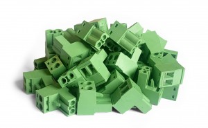 Grimsholm Green anslutningskontakt till laddstation / kantkabel, 50-pack. Passar till Robomow. (195)