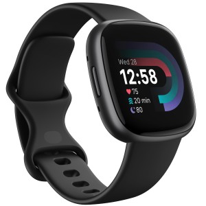 Fitbit Smartwatch. Versa 4. Black/Graphite. (FB523BKBK) - Fri frakt
