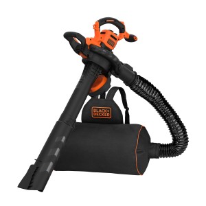 BLACK & DECKER Elektrisk lövblås / lövsug. 3-i-1 kompakt lövblås. 3000W. (BEBLV300-QS) - Fri frakt
