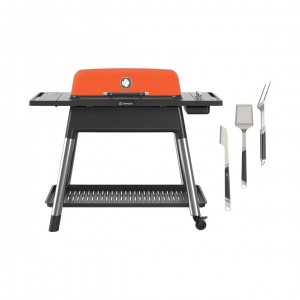 Everdure gasolgrill. 3 brännare. Furnace Gen III. Verktygssats på köpet. Matt orange. Exkl. regulator. (100002088) Fri hemleverans. - 2 års garanti