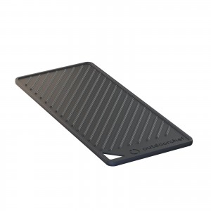 Outdoor Chef stekplatta i gjutjärn. 44,0 × 20,0 × 1,4 cm. Svart. (100003916) - Fri frakt