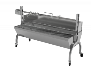 Omberg Beast rotisserie grill XL. Inkl. Rotisseri. Grillyta: 126x50 cm. Rostfritt stål. (OMB-K00600) - Fri hemleverans