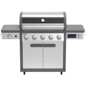 Mustang gasolgrill. Charleston 5+1. 5 huvudbrännare + 1 sidobrännare. Grillyta: 87 x 47 cm. (641570) - Fri hemleverans