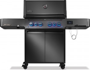 Napoleon gasolgrill Prestige 500 Connected Phantom. 4 huvudbrännare + 1 sidobrännare. Grillyta: 71 x 46 cm. Matt svart. (15389NA) - Fri hemleverans