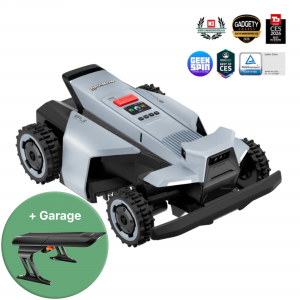 Segway Navimow (X420E EU - Grey). 4WD + RTK + Vision. Xero-Turn. Upp till 2000m2. - 3 års garanti (2 år på batteri & nätadapter) - Fri frakt
