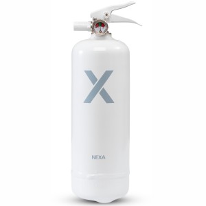 NEXA pulversläckare 1 Kg. 8A 34BC. Linné. Vit. (13431)