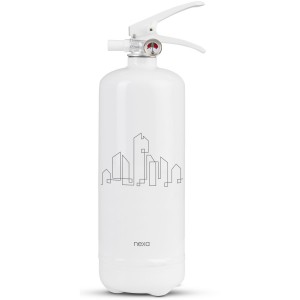 NEXA pulversläckare 2kg. 13A 89B C. City. Vit. (13450)