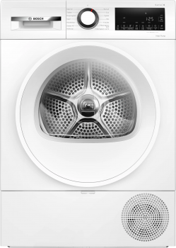 Bosch Serie 6. Värmepumpstumlare. 8 kg. AutoDry. SuperSilent-teknik. Snabbprogram Super 40. Vit. (WQG2320LSN) Fri hemleverans. - 2 års garanti
