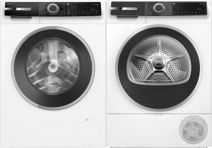 Bosch Serie 6. Tvätt & Tork – 11 kg + 9 kg. Värmepump. i-DOS. Home Connect. Iron Assist. Smart Dry. (WGK264FLSN) + (WQK2420LSN). Fri hemleverans. - 2 års garanti