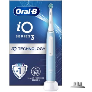 Oral-B Eltandborste iO3S Ice Blue. (730935) - Fri frakt
